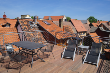 Dachterasse-Sonne