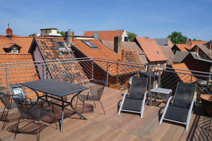 Dachterasse-Sonne
