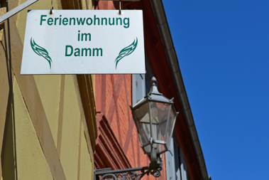 ferien-im-damm Schild